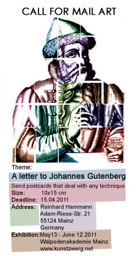 a letter to johannes gutenberg
